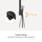 Wolff Mount TVB-153 tv ceiling mount – product view