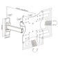 Super Economy Full-Motion TV Muurbeugel | TVB-101