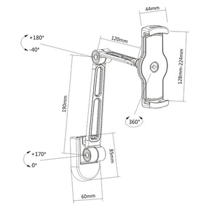 2-in-1 multifunctionele tablethouder | TVB-92