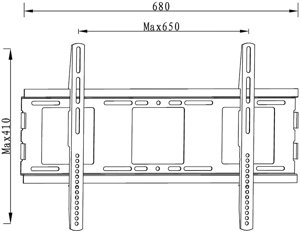 Wolff Mount TVB-58 tv wall mount – product view